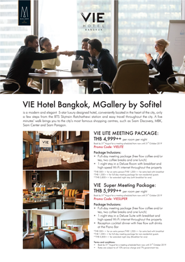 VIE Hotel Bangkok, Mgallery by Sof Itel
