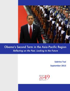 Obama's Second Term in the Asia-Pacific Region