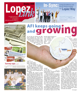 In-Sync: Social Responsibility the Lopez Way
