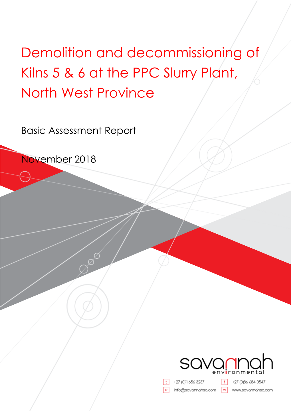 Demolition and Decommissioning of Kilns 5 & 6 at the PPC Slurry Plant