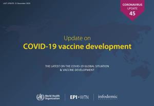 COVID-19 Vaccine Development