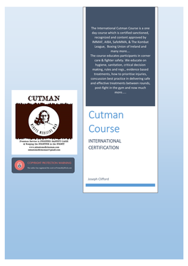 Cutman Course