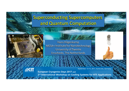 Superconducting Supercomputers and Quantum Computation
