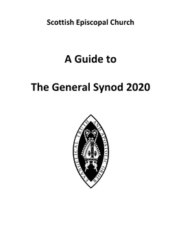 A Guide to the General Synod 2020