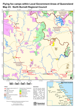 Map 23 — North Burnett Region (PDF, 794KB)