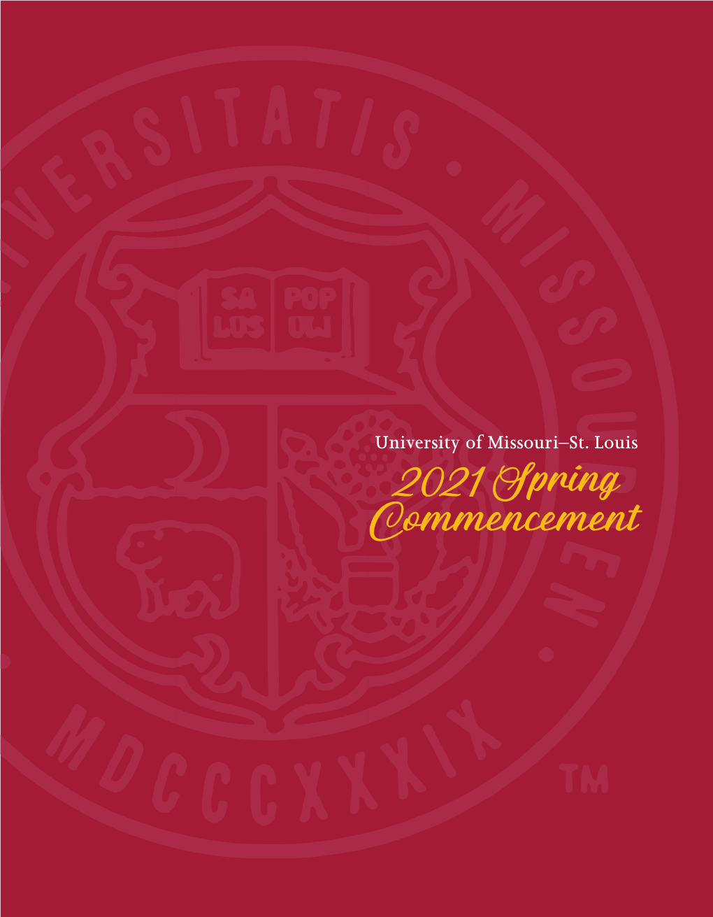 2021 Spring Commencement Saturday, May 15