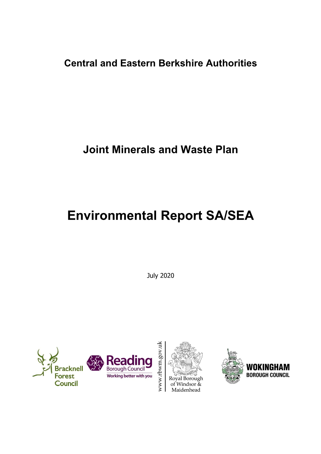 Environmental Report SA/SEA