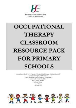 Occupational Therapy Classroom Resource Pack for Primary Schools