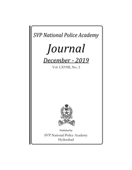 Journal December - 2019 Vol