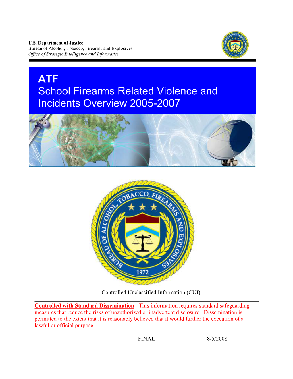 ATF School Firearms Related Violence and Incidents Overview - DocsLib