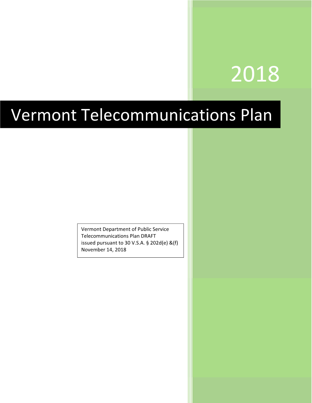 2018 Telecommunications Plan.Pdf