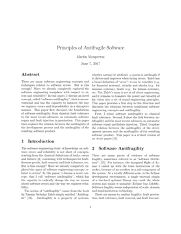 Principles of Antifragile Software
