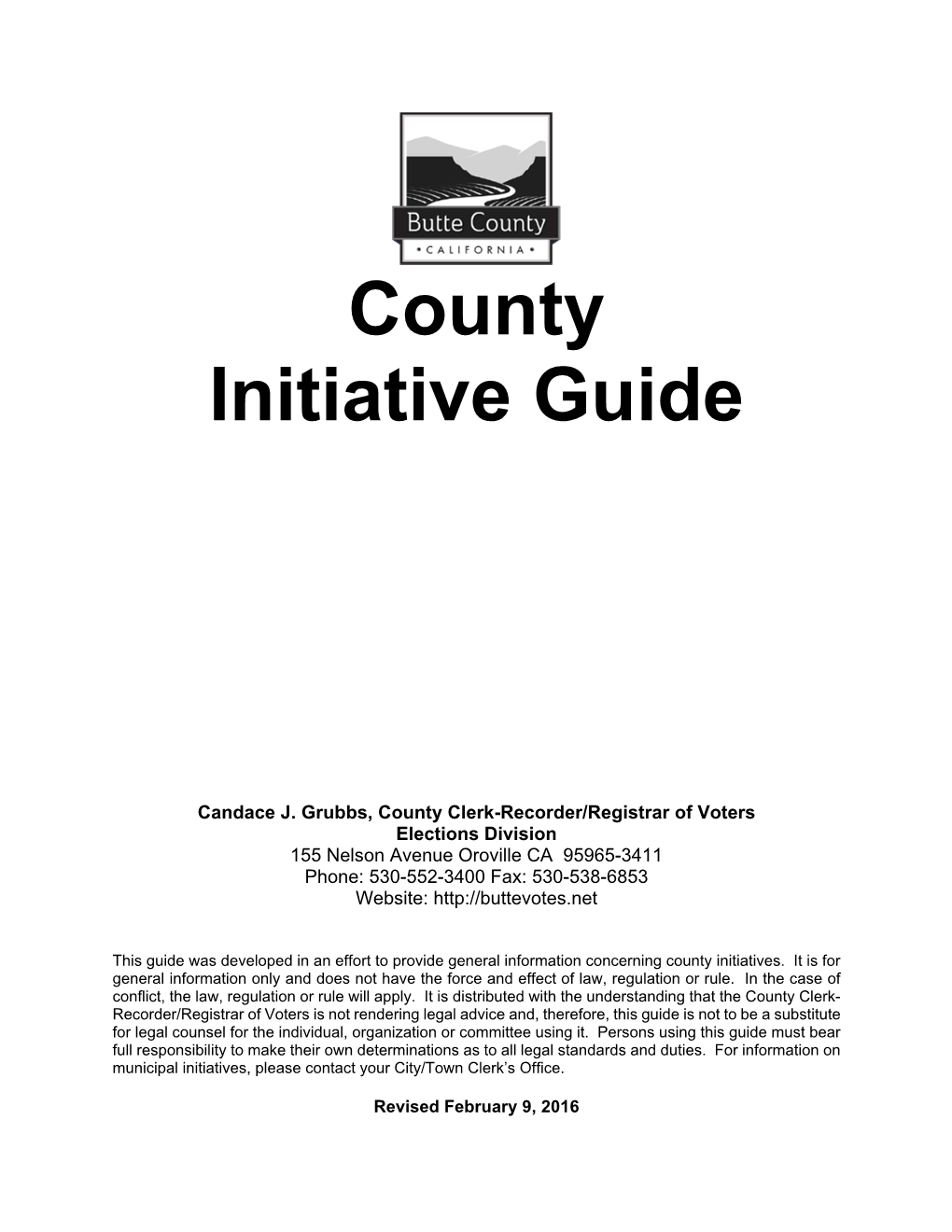 County Initiative Guide