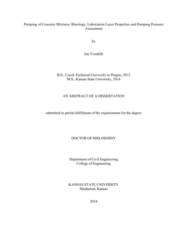 Pumping of Concrete Mixtures: Rheology, Lubrication Layer Properties and Pumping Pressure Assessment