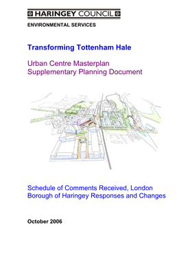 Transforming Tottenham Hale Urban Centre Masterplan Supplementary