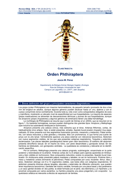 Orden PHTHIRAPTERA Manual