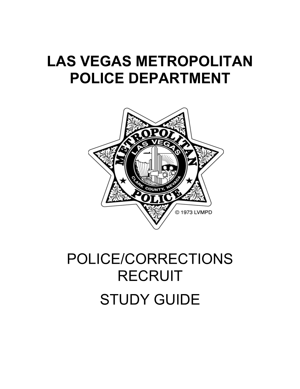 POCO Recruit Study Guide 2021 Final.Pdf