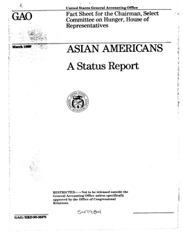 HRD-90-36Fs Asian Americans Section 1 Introduction