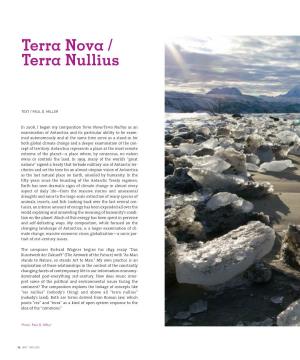 Terra Nova / Terra Nullius