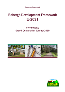 Babergh Development Framework to 2031