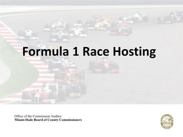Formula 1 Race Hosting