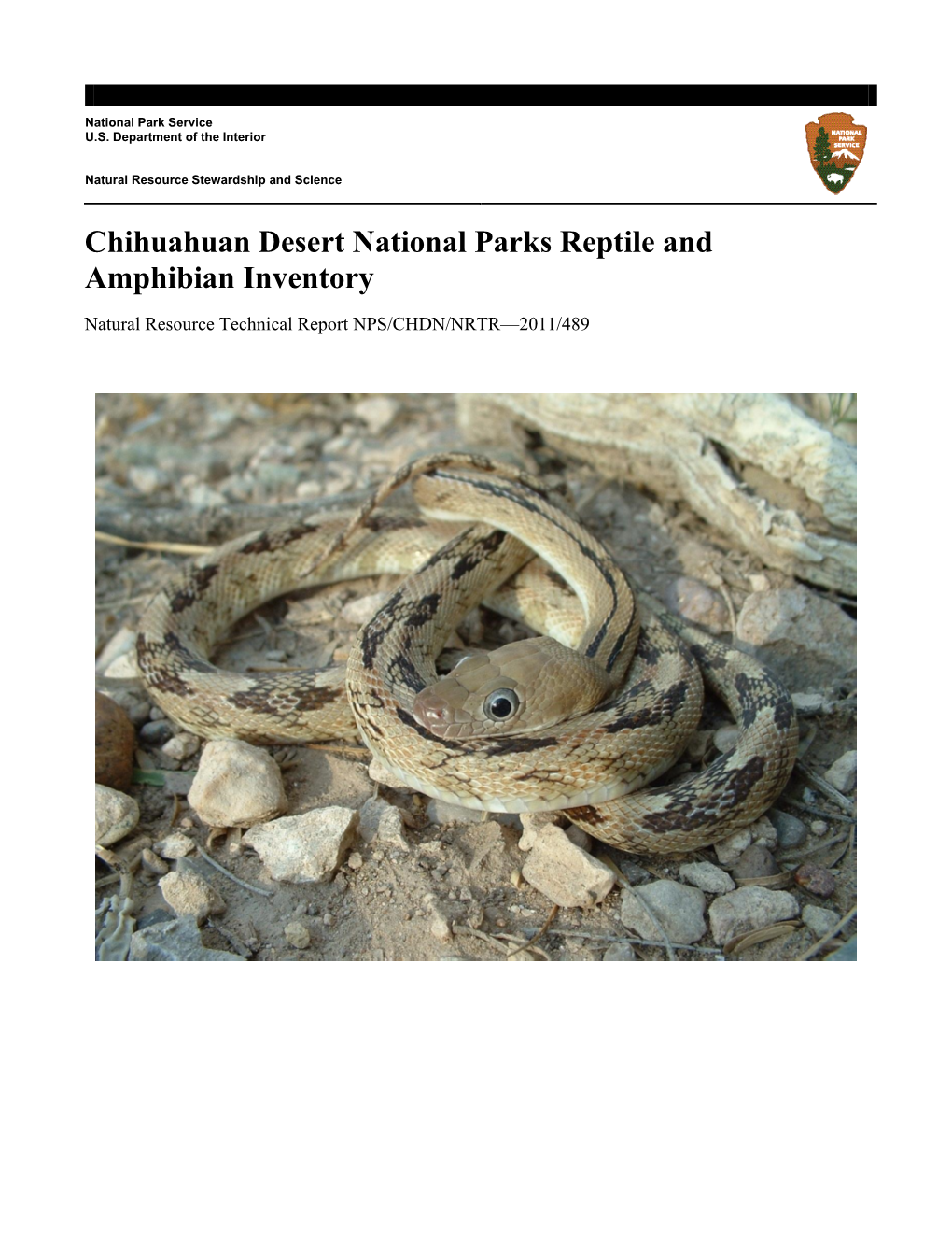 Chihuahuan Desert National Parks Reptile and Amphibian Inventory