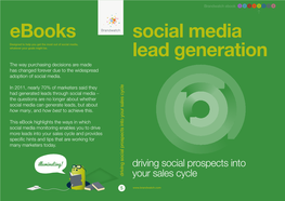 Ebooks Social Media Lead Generation