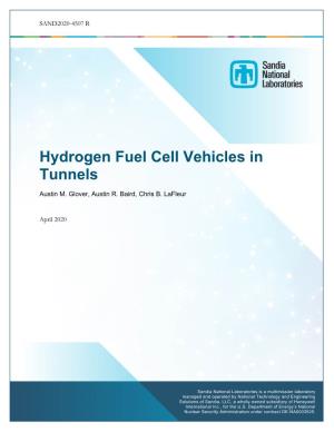 Hydrogen Fuel Cell Vehicles in Tunnels