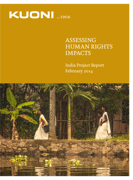 Human Rights Impact Assessment in India