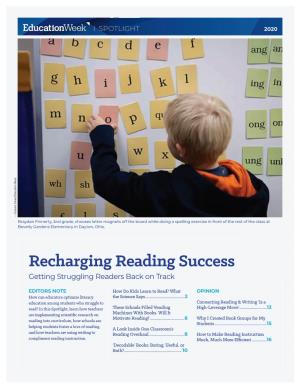 Recharging Reading Success Getting Struggling Readers Back on Track
