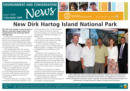 New Dirk Hartog Island National Park