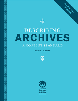 DACS (Describing Archives: a Content Standard)