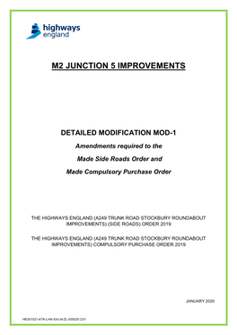 M2 Junction 5 Improvements