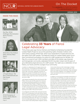 On the Docket Celebrating 33 Years of Fierce Legal Advocacy