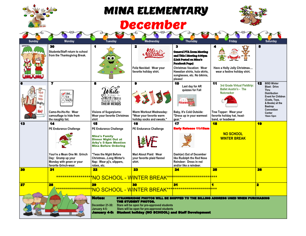 Copy of Mina December Student Calendar 2020-21