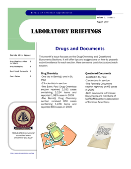 Laboratory Briefings