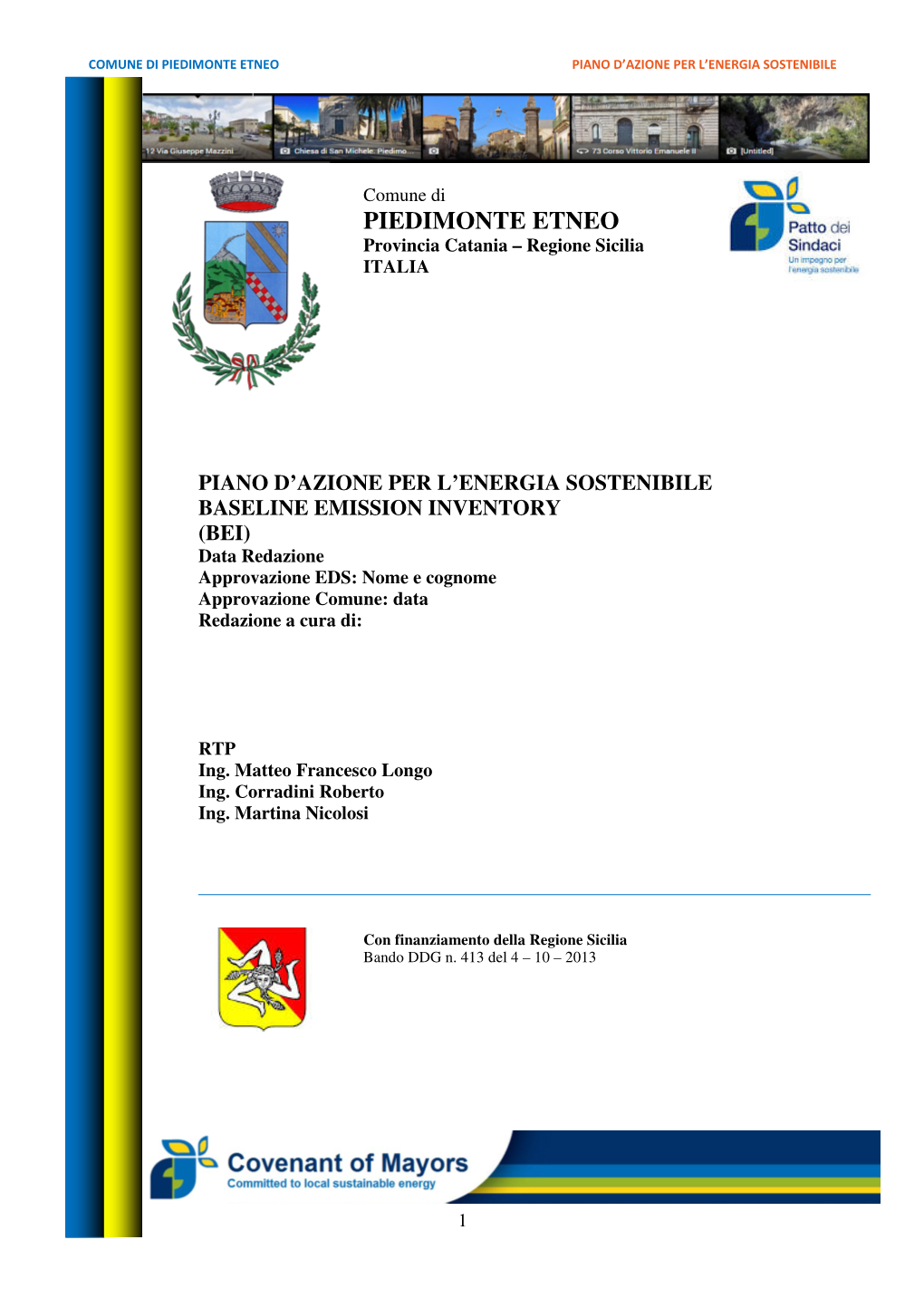 Piedimonte Etneo Piano D’Azione Per L’Energia Sostenibile