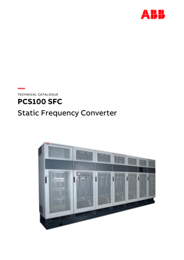 PCS100 SFC Static Frequency Converter
