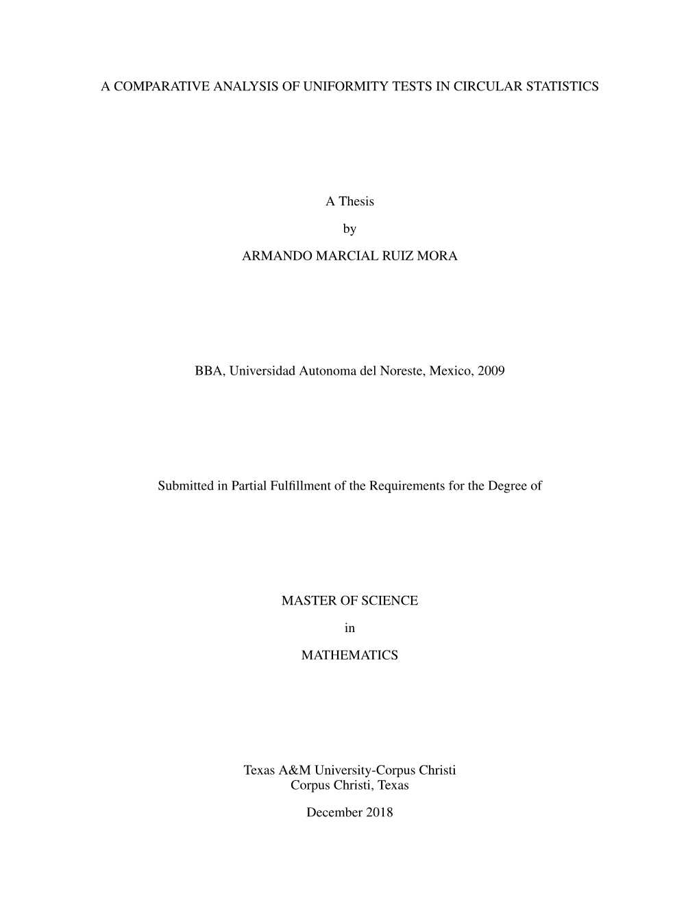 A Comparative Analysis of Uniformity Tests in Circular Statistics