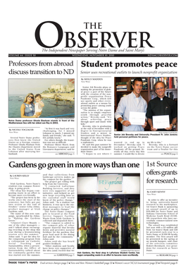 Student Promotes Peace Gardens Go Green in More Ways Than One 1St
