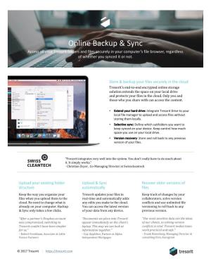 Online Backup & Sync