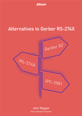 Alternatives to Gerber Rs-274X