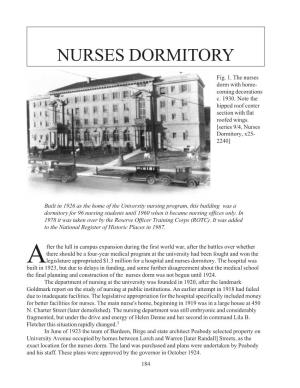 Nurses Dormitory