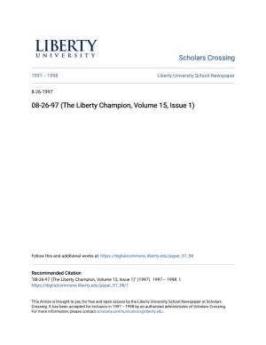 The Liberty Champion, Volume 15, Issue 1)