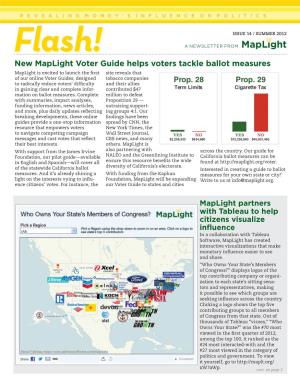 New Maplight Voter Guide Helps Voters Tackle Ballot Measures