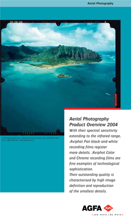 Aerial Photography Product Overview 2004