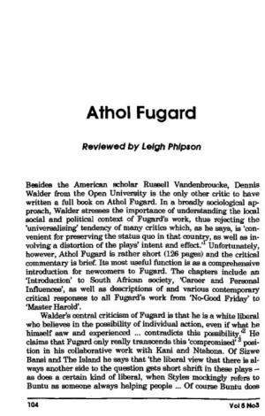 Athol Fugard