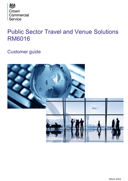 Public Sector Travel and Venue Solutions RM6016