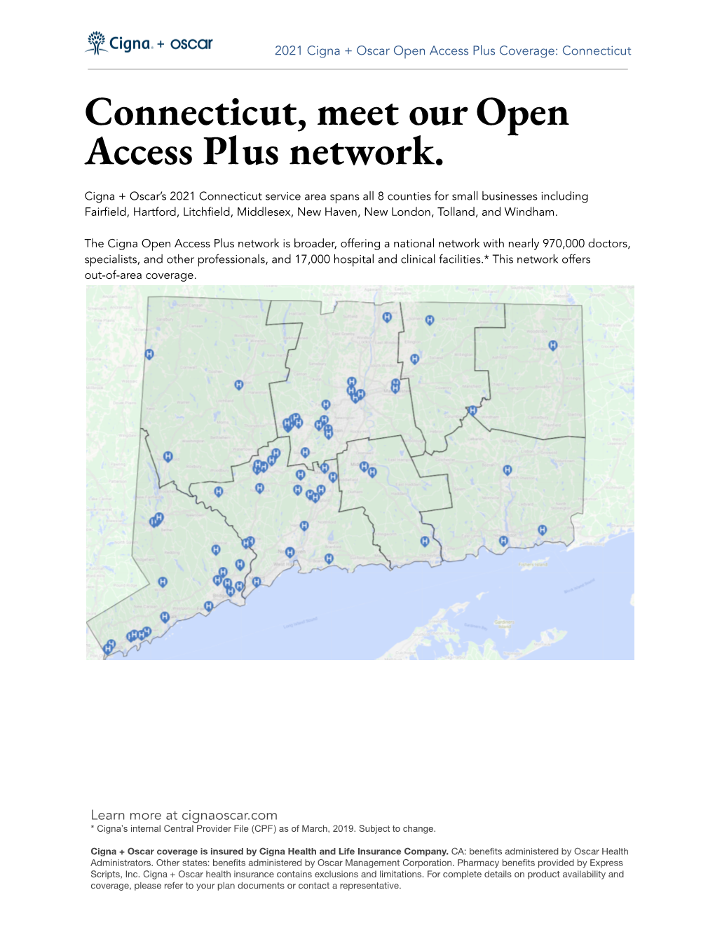 Connecticut, Meet Our Open Access Plus Network