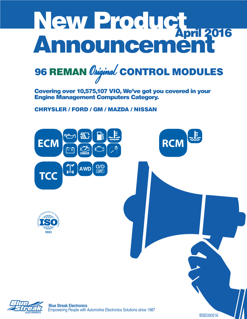 New Product Announcement Engine Control Modules